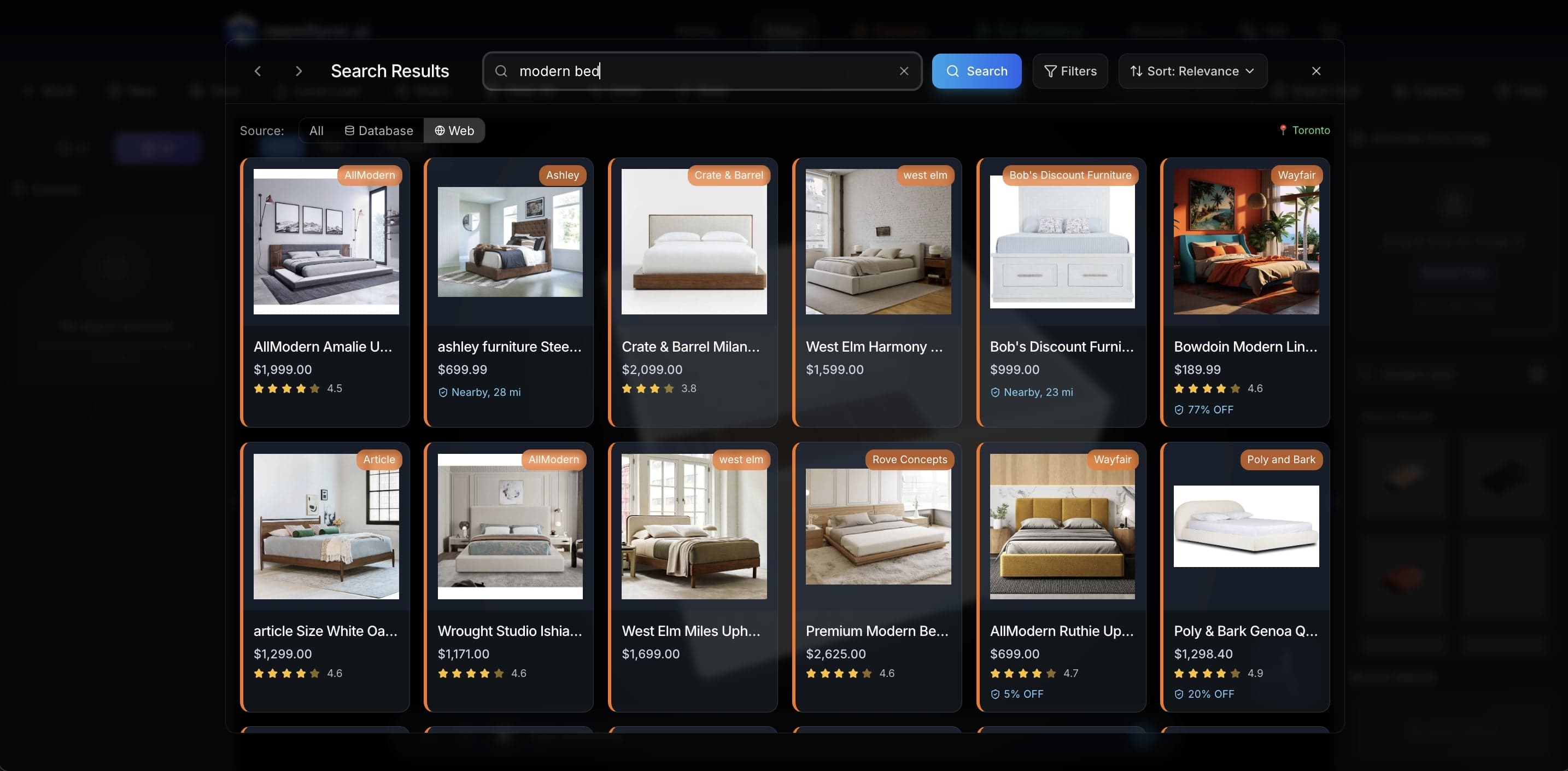 Consumer Marketplace View